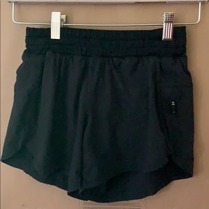Black lululemon shorts
